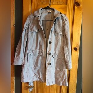 Light Blue Cabi Trench Coat